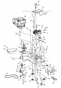 Part Location Diagram of 18004 Little Wonder Flange Bushing